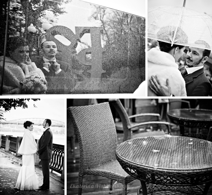 фотограф на свадьбу свадебный фотограф Москва красивые фотографии осень парк горького нескучный сад в дождь